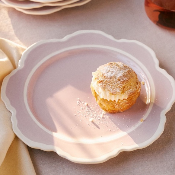 Lyla lilac charger dinner plate set of 4 - Picture 7 of 12